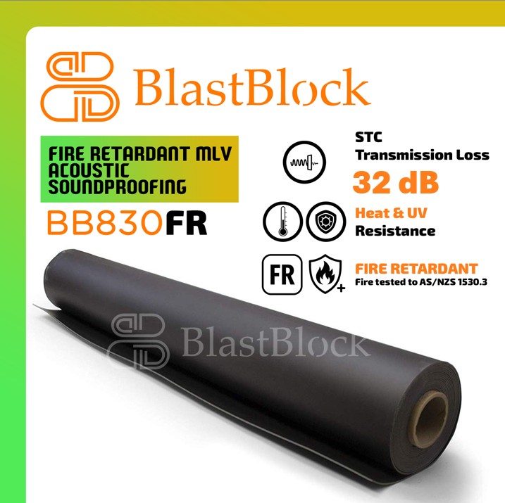 BB830FR Fire Retardant MLV Acoustic Soundproofing